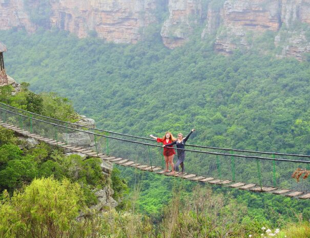 Bella & Jenny - Rope Bridge